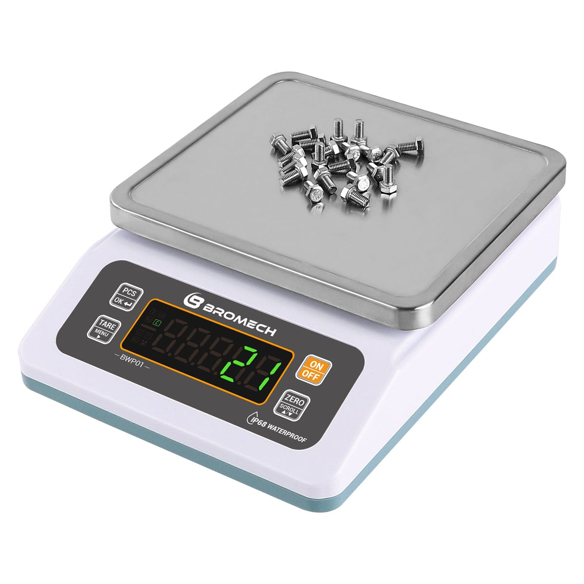 BROMECH Gram Scale Waterproof Weighs Gram, Pound & Kilogram, 13lb Capa ...
