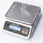 BROMECH Food Scale Pound and Ounce, Rechargable, Commercial Grade, Stainless Steel Platform, for Meat Shop, Deli, Produce Market (66lb)