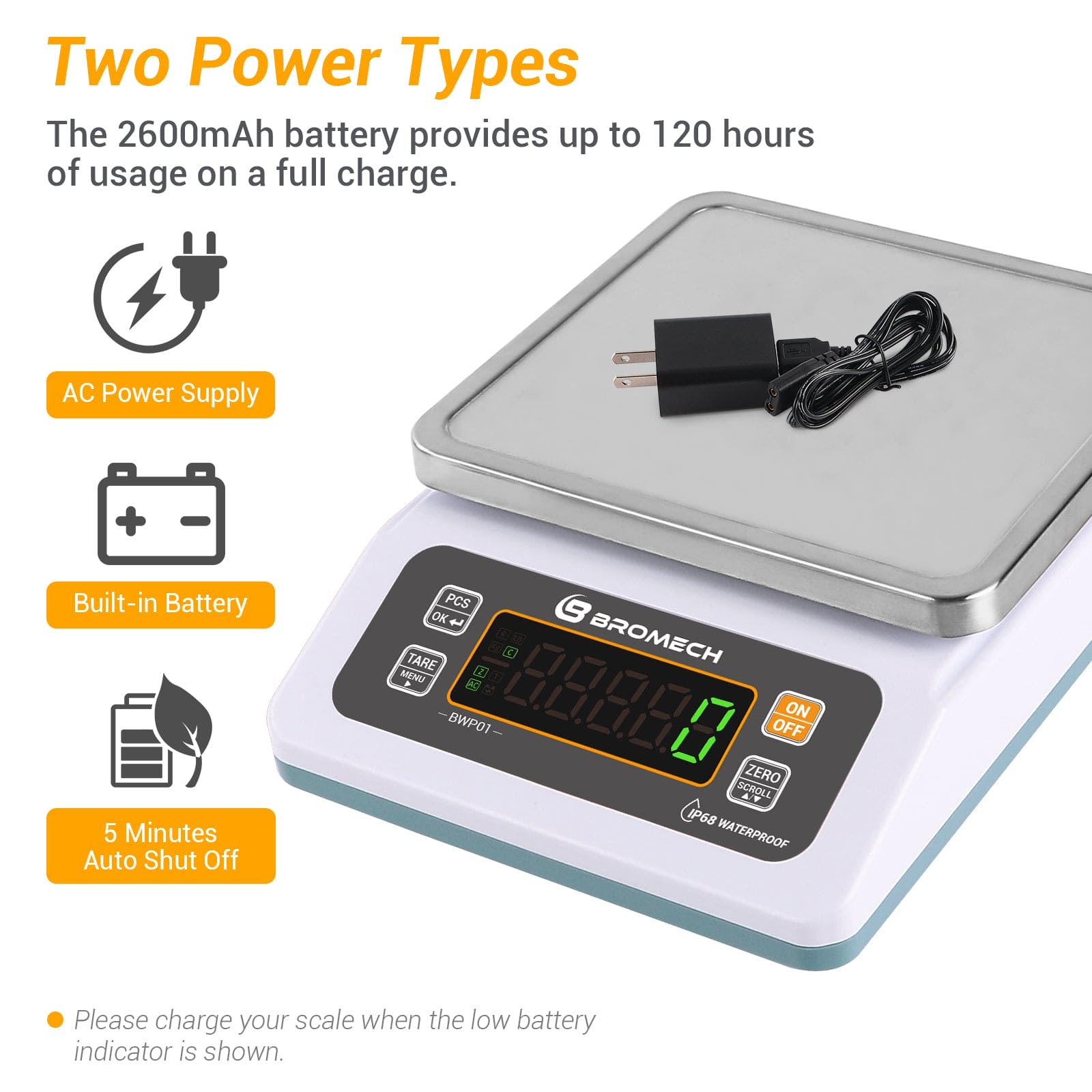 Perfect Kilogram BROMECH Gram Scale Waterproof Weighs Gram, Pound & Kilogram, 13lb Capa ...