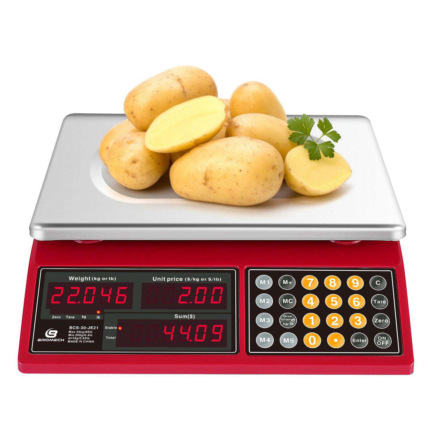 BROMECH 66lb/30kg Electronic Price Computing Scale – Bromech