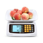 Bromech 66lb Digital Price Computing Scale, USB Rechargeable Commercial Food Meat Produce Scale