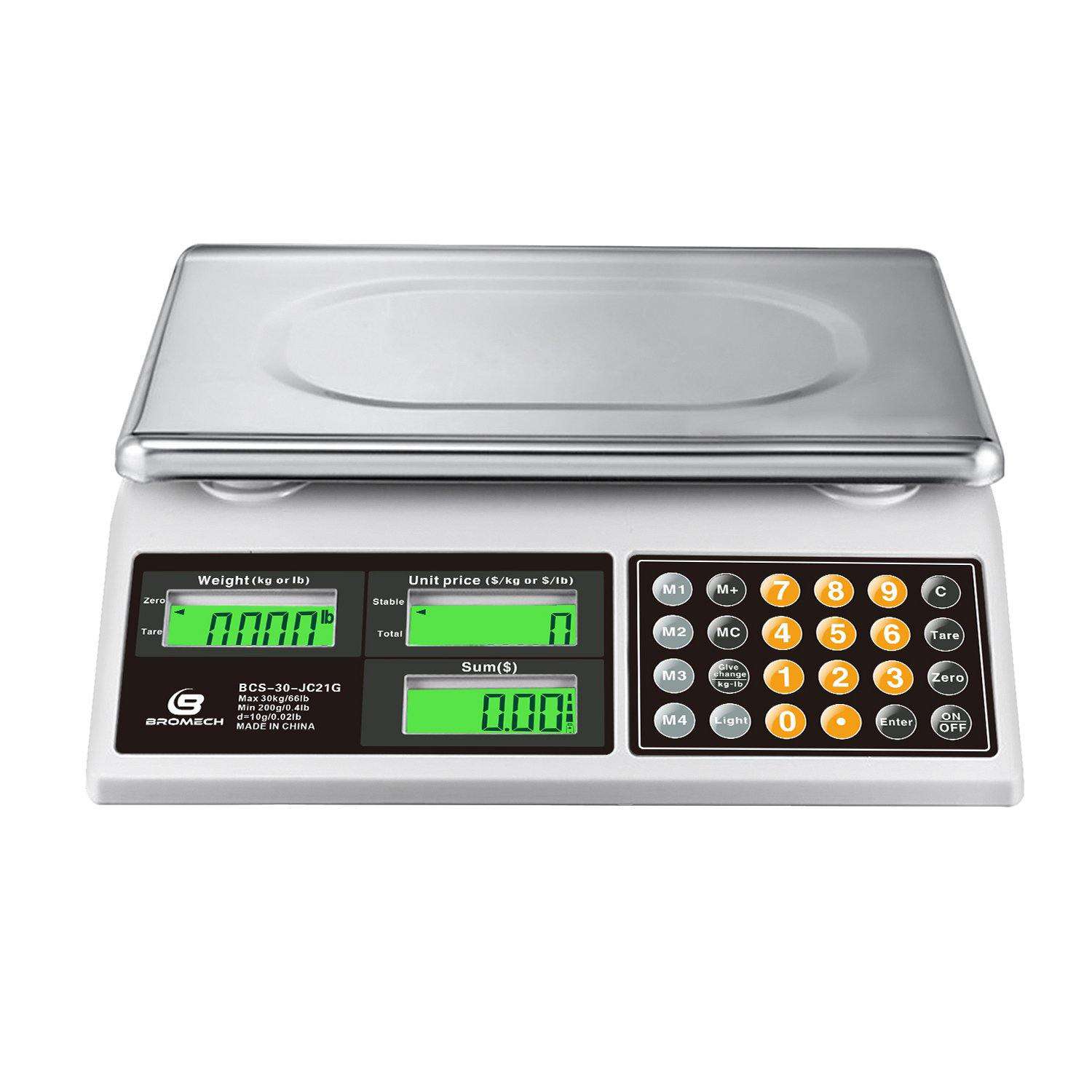 BROMECH 66lb Digital Price Computing Scale – Bromech