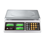 BROMECH Price Computing Scale 66lb/30kg accuracy 0.02lb LCD dual screen display