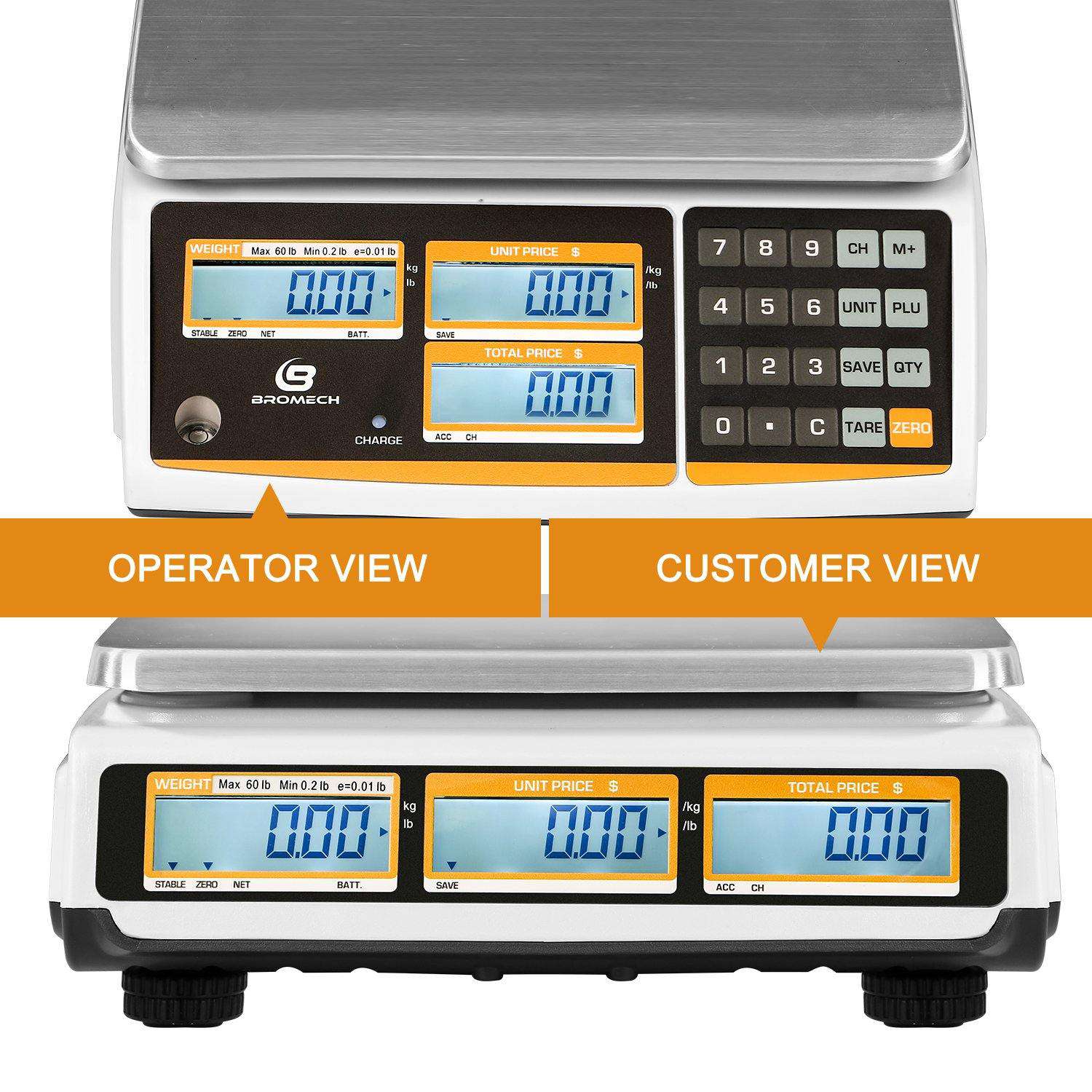 BROMECH 66lb Digital Price Computing Scale – Bromech