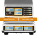 BROMECH NTEP Price Computing Scale 10 Indirect PLUs rechargeable 60lb/30kg accuracy 0.01lb